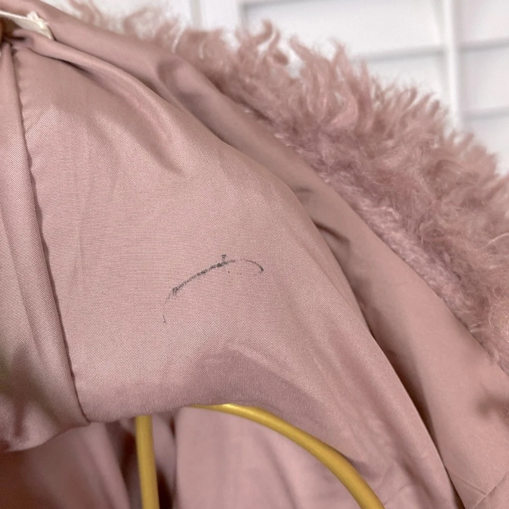 Fluffy Pink Teddy Jacket - Picture 5 of 5